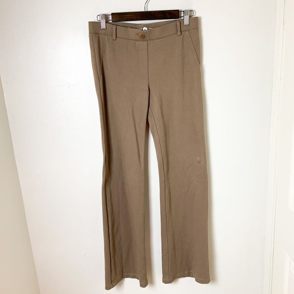 Betabrand tan straight leg yoga pant M - Picture 2 of 8